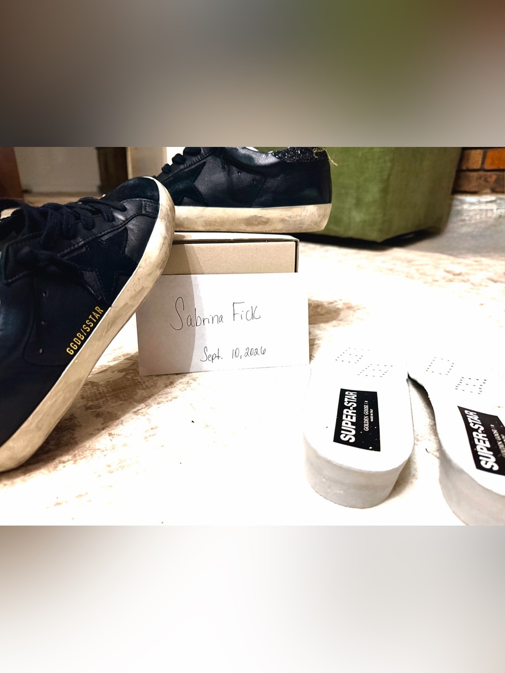 Black Golden Goose Superstar